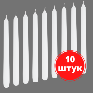 Свеча античная белая
