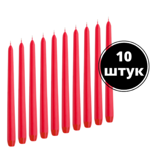 Свеча античная красная