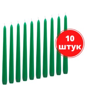 Античная свеча зелёная