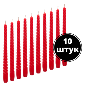 Свечи античные красные