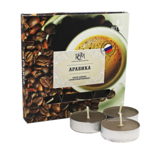 Набор чайных ароматических свечей «Арабика», 9 штук