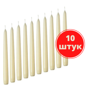 Свеча античная слоновая кость