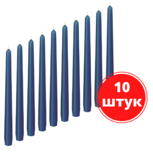 Свеча античная синяя